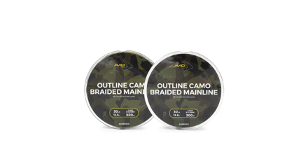 Outline Camo Braided Mainline 30lb/13.6kg